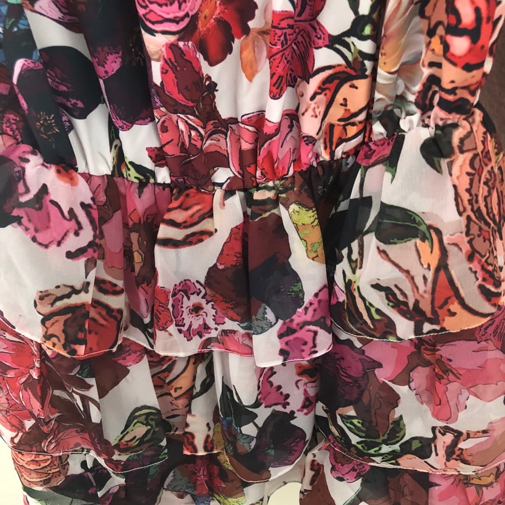 Boston Proper Off Shoulder Ruffle Dress - Picture 9 of 12